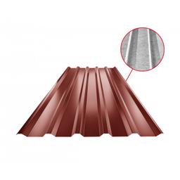 Krovni trapezni pokrov TR 35A SQ (sound – aqua)  - Pocink obojeni
MARCEGAGLIA  - Vinsko crvena  -  Slika 1