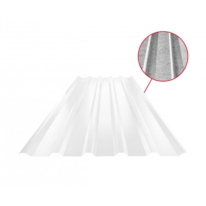 Krovni trapezni pokrov TR 35A SQ (sound – aqua)  - Pocink obojeni
MARCEGAGLIA  - Bijela  -  Slika