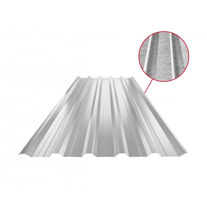 Krovni trapezni pokrov s pojačanjem TR 35A+ SQ (sound – aqua)  - Pocink obojeni
MARCEGAGLIA  - Srebrna  -  Slika