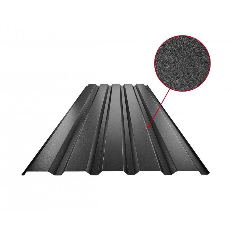 Fasadni trapez TR 35B  - Pocink obojeni
MATT MARCEGAGLIA  - Intenzivno crna MATT  -  Slika