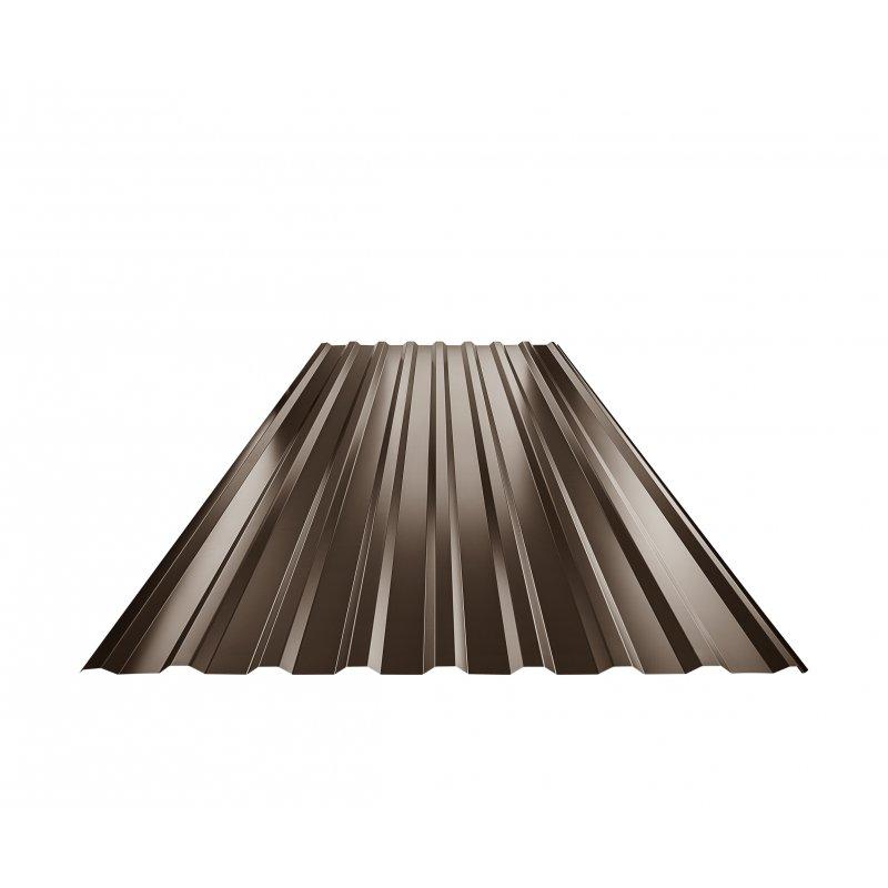 Krovni trapezni pokrov TR 18A  - Aluminij obojeni  - Testa di Moro  -  Slika