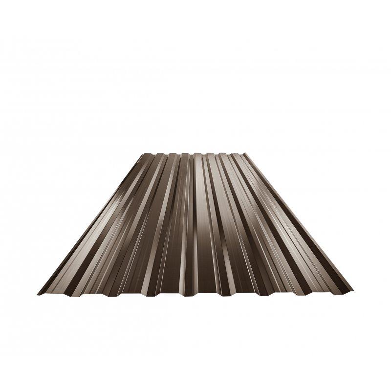 Fasadni trapez s pojačanjem TR 18B+  - Aluminij obojeni  - Testa di Moro  -  Slika