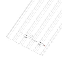 PVC poklopac cijevi snjegobrana  - PVC  - Prašno siva  -  Slika 3