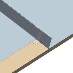 Inox hafter - stojeći fiksni  - Inox  - AISI 304 BA – ogledalo sjaj  -  Slika 2