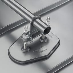 Držač cijevi, 1ot  - Aluminij  - Natur  -  Slika 2