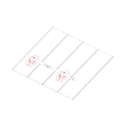 Držač cijevi, 1ot  - Aluminij  - Natur  -  Slika 4