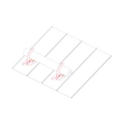 Montažna pločica sa držačem prečke i osiguračem  - Aluminij obojeni
W.15  - Testa di Moro W.15  -  Slika 2