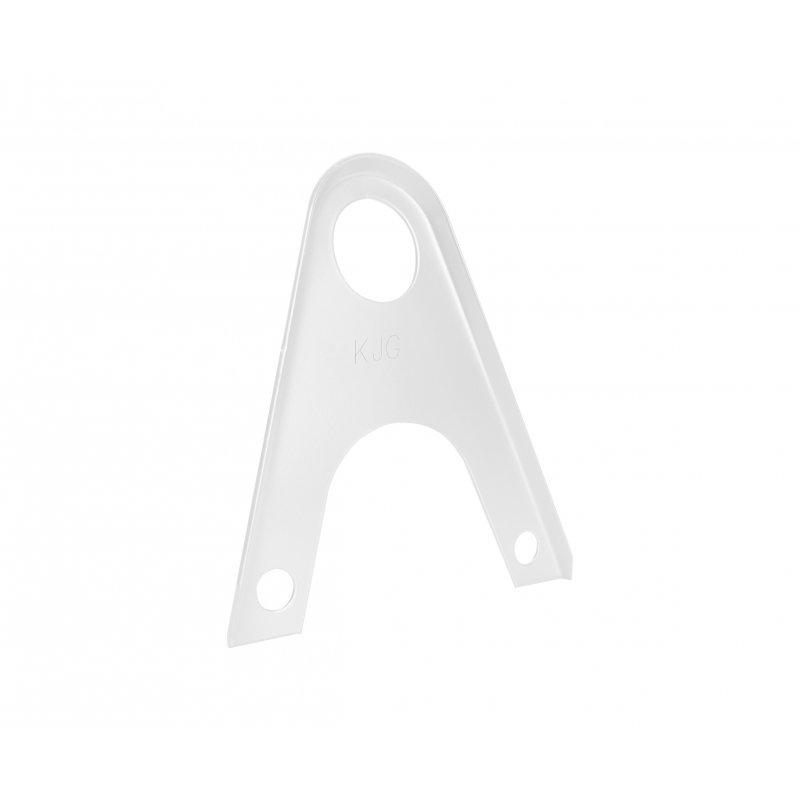 Nastavak držača cijevi snjegobrana falcanog pokrova, 2ot  - Aluminij obojeni  - Bijela  -  Slika