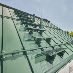 Krovni izlaz 800 x 250 mm  - Aluminij obojeni  - Zeleno smeđa  -  Slika 2