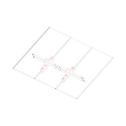 Snegobran 2-rupe click panel  - Pocink obojeni  - Srebrna  -  Slika 4