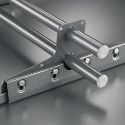 Snegobran 2-rupe click panel  - Pocink obojeni  - Srebrna  -  Slika 3