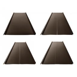 Krovni panel CLICK 306 P, R, T25, T58  - Pocink obojeni  - Testa di Moro  -  Slika 1