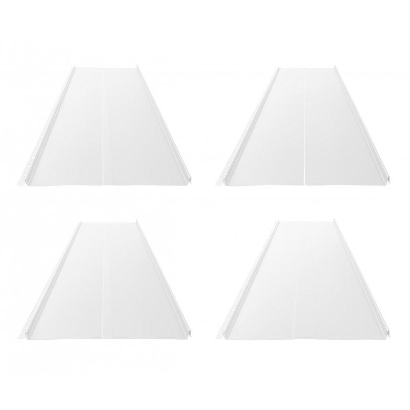 Krovni panel CLICK 306 P, R, T25, T58  - Pocink obojeni  - Bijela  -  Slika