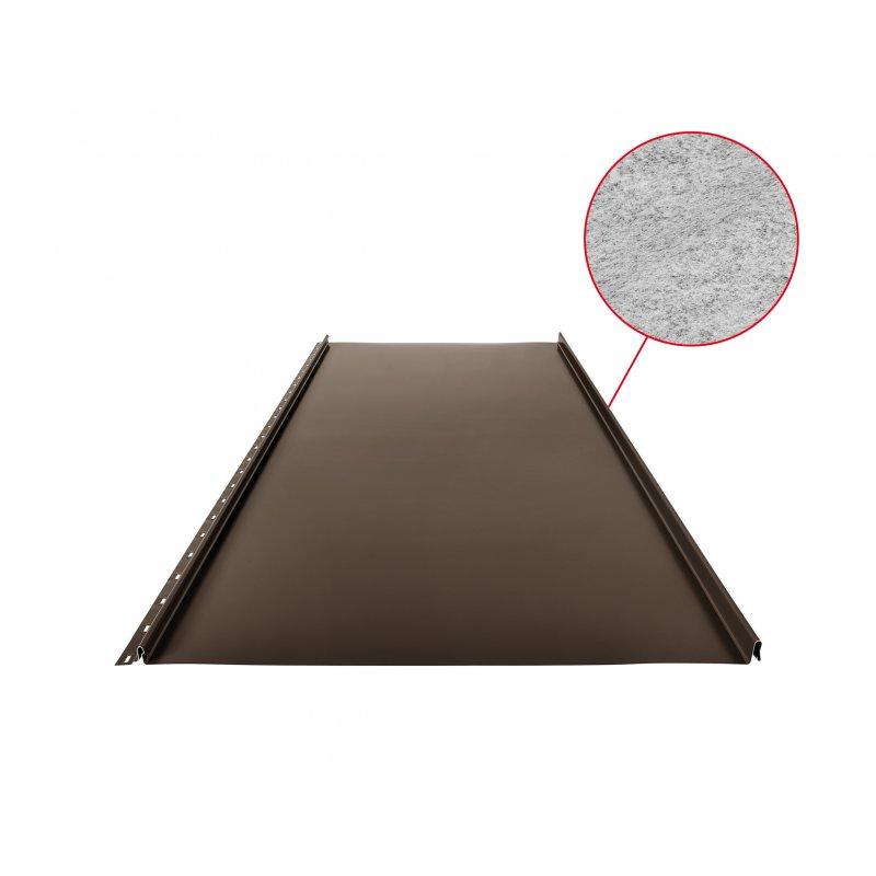 Krovni panel CLICK 515 PSQ  - Pocink obojeni  - Testa di Moro  -  Slika