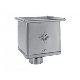 Sabirni kotlić kubicki - Pocink obojeni - Prašno siva - Slika 1