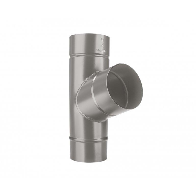 Redukcija cijevi 72°  - Aluminij obojeni  - Tamno srebrna  -  Slika