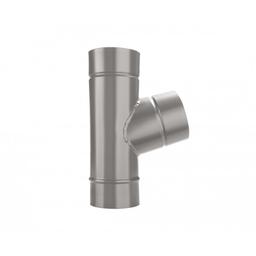 Redukcija cijevi 72°  - Aluminij obojeni  - Tamno srebrna  -  Slika 2