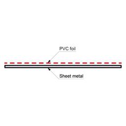 PVC plastificirani kolut  - Prašno siva  -  Slika 3