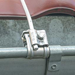 Inox spojka gromobranske žice sa držačem za žlijeb  - Inox  - Natur  -  Slika 2