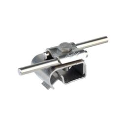 Inox spojka gromobranske žice sa držačem za žlijeb  - Inox  - Natur  -  Slika 1