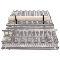 Držač prečke ravni  - Aluminij – Natur  - Pocink obojeni – Antracit  -  Slika 2