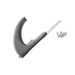 Držač prečke ravni  - Aluminij – Natur  - Pocink obojeni – Antracit  -  Slika 1