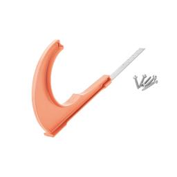 Držač prečke ravni  - Aluminij – Natur  - Pocink obojeni – Bakreno smeđa  -  Slika 1