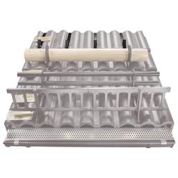 Snjegobran za crijep  - Pocink obojeni  - Vinsko crvena  -  Slika 2