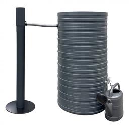 Zadržač vode sa crijevom + gumb  - Aluminij – Natur  - Pocink obojeni – Testa di Moro  -  Slika 3