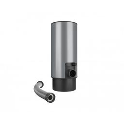 Zadržač vode sa crijevom + gumb  - Aluminij – Natur  - Pocink obojeni – Prašno siva  -  Slika 1