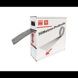 Perforirani lim 100 mm / 5 mm / 30 m  - Aluminij obojeni W.15 / Aluminij obojeni  - Intenzivno crna W.15 / Intenzivno crna  -  Slika 1