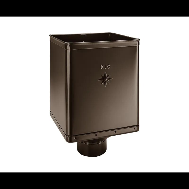 Sabirni kotlić DESIGN ekscentrični  - Pocink obojeni  - Tamno smeđa ČOKO  -  Slika