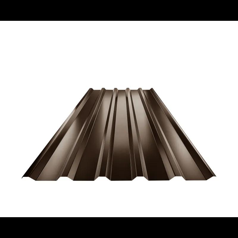 Krovni trapezni pokrov TR 35A  - Pocink obojeni  - Tamno smeđa ČOKO  -  Slika