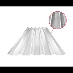 Krovni trapezni pokrov TR 35A SQ (sound – aqua)  - Aluzink  - Natur  -  Slika 1