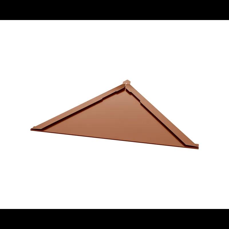 Krovni romb trokut  - Pocink obojeni  - Bakreno smeđa  -  Slika