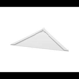 Krovni romb trokut  - Pocink obojeni  - Sivo bijela  -  Slika 1