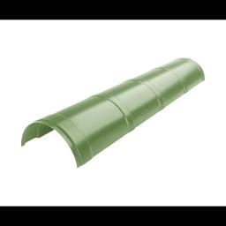 Krovni sljemenjak  - Pocink obojeni  - Travnato zelena  -  Slika 1