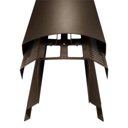 Ventilirajući sljemenjak UNI l=1,22 m  - Aluminij – Natur  - Pocink obojeni – Testa di Moro  -  Slika 2