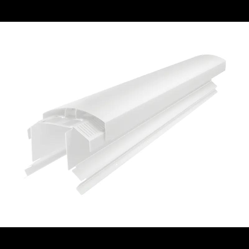 Ventilirajući sljemenjak UNI l=1,22 m  - Aluminij obojeni  - Bijela  -  Slika