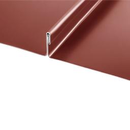 FALZ profil dvostruki stojeći šav  - Pocink obojeni  - Vinsko crvena  -  Slika 2