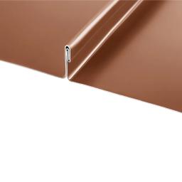 FALZ profil dvostruki stojeći šav  - Pocink obojeni  - Bakreno smeđa  -  Slika 2