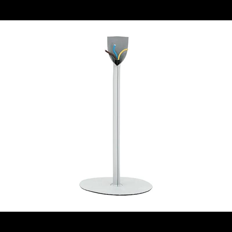 PVC zatvoreni profil za prolaz kabela  - PVC  - Prašno siva  -  Slika