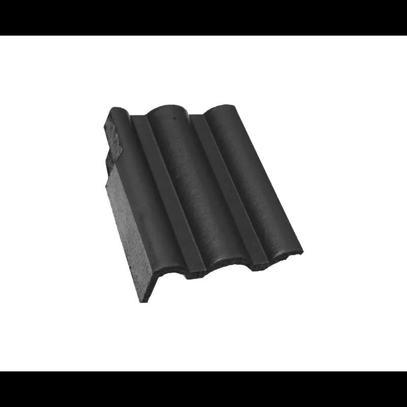 Lijevi rubni crijep DANUBIA  - Antracit – INOVA  -  Slika