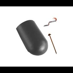 Početni i završni sljemenjak DANUBIA  - Tamno siva – INOVA  -  Slika 1