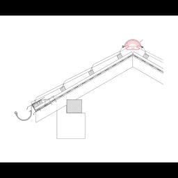 Čelo sljemenjaka  - Aluminij obojeni  - Srebrna  -  Slika 2