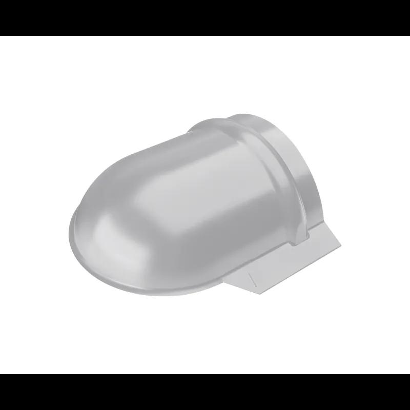 Obli završetak sljemena  - Aluminij obojeni  - Srebrna  -  Slika