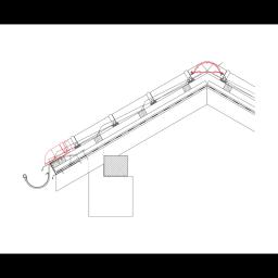 Obli završetak sljemena  - Aluminij obojeni  - Tamno srebrna  -  Slika 2
