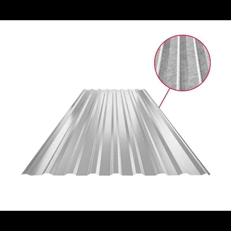 Krovni trapezni pokrov s pojačanjem TR 18A SQ (sound – aqua)  - Aluminij obojeni  - Srebrna  -  Slika