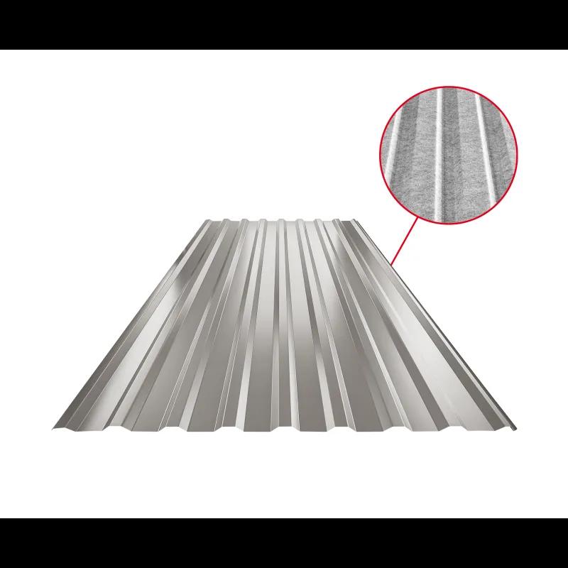 Krovni trapezni pokrov s pojačanjem TR 18A SQ (sound – aqua)  - Aluminij obojeni  - Tamno srebrna  -  Slika