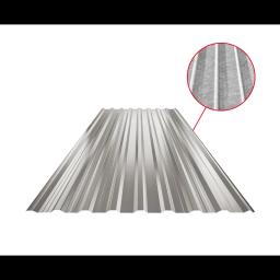 Krovni trapezni pokrov s pojačanjem TR 18A+ SQ (sound – aqua)  - Aluminij obojeni  - Tamno srebrna  -  Slika 1